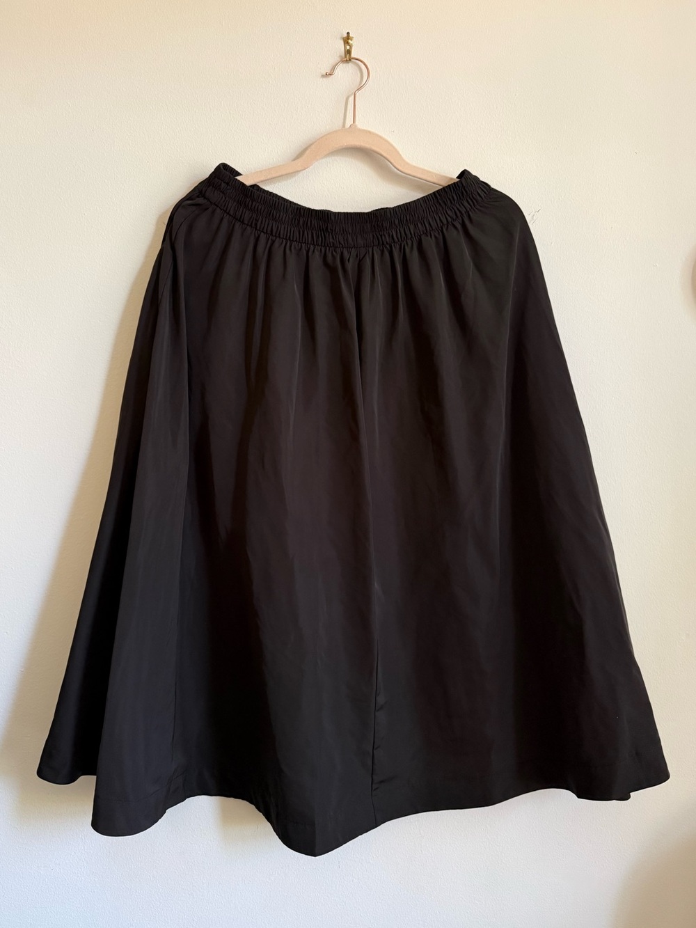 Zara Black Full Midi Skirt M-L